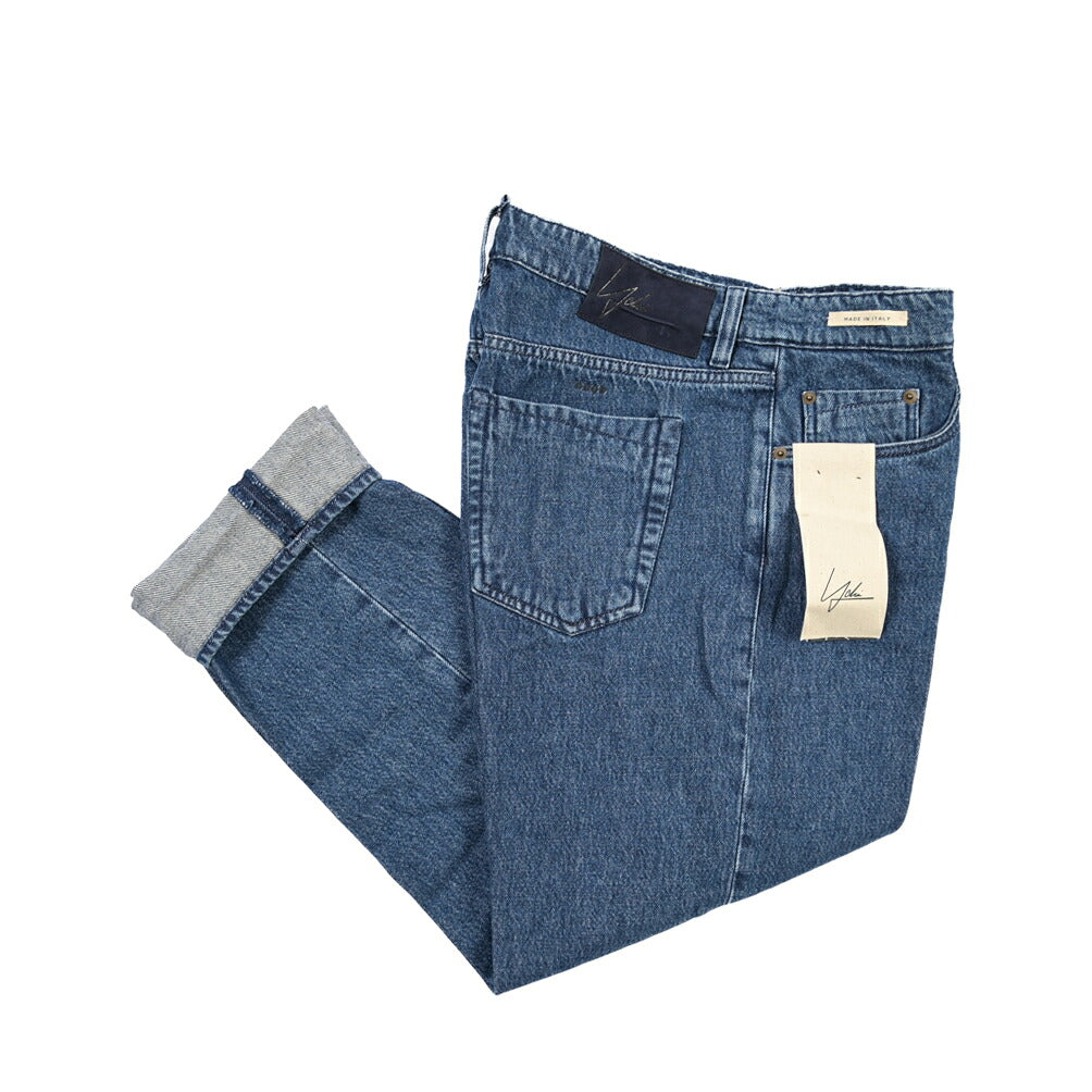 YCHAI “ROBUSTO” コットン100%デニム 5ポケットジーンズ / TAPERED FIT