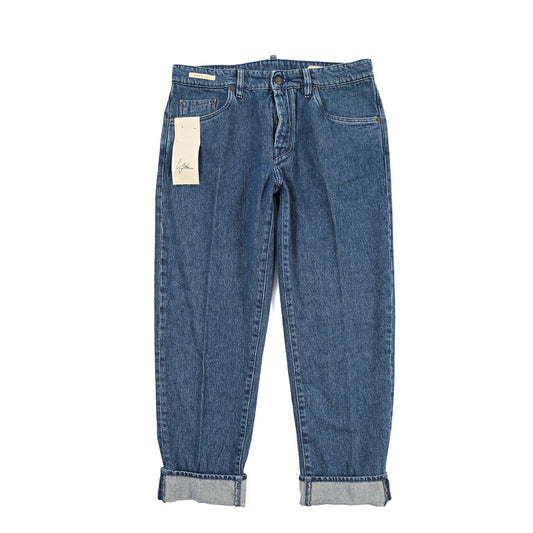 YCHAI “ROBUSTO” コットン100%デニム 5ポケットジーンズ / TAPERED FIT