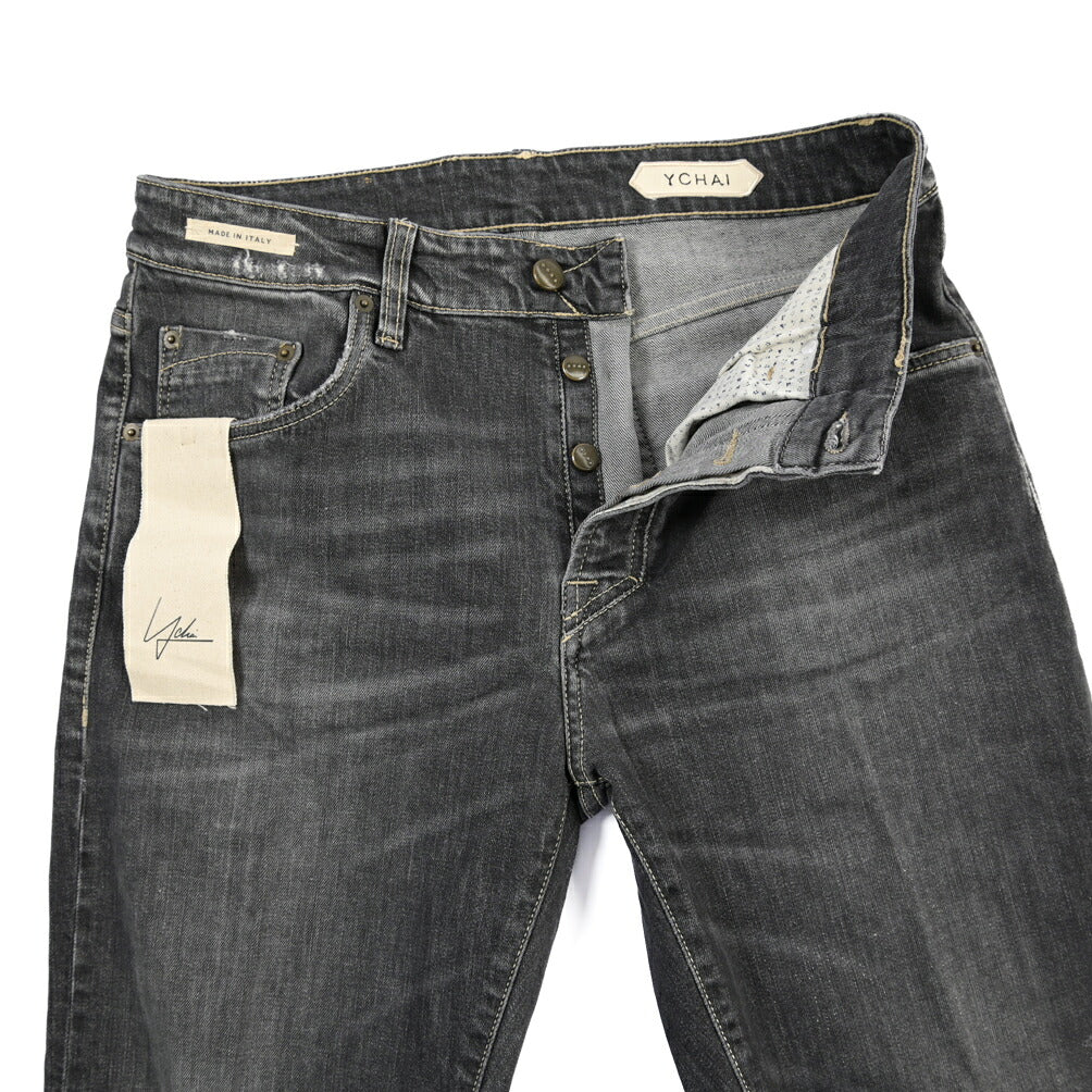 SUMMER SALE｜YCHAI “ROBUSTO” ストレッチデニム 5ポケットテーパードジーンズ / TAPERED FIT