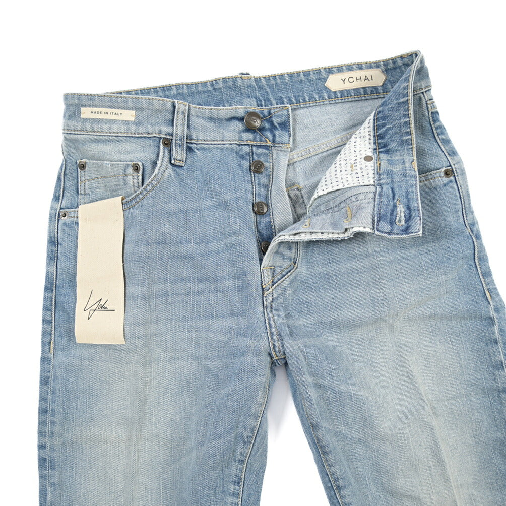 SUMMER SALE｜YCHAI “ROBUSTO” ストレッチデニム 5ポケットテーパードジーンズ / TAPERED FIT