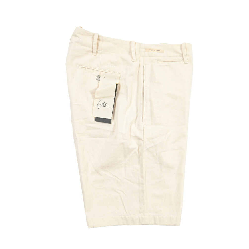 SUMMER SALE｜YCHAI コットン100% ノータックショーツ / TAPERED FIT