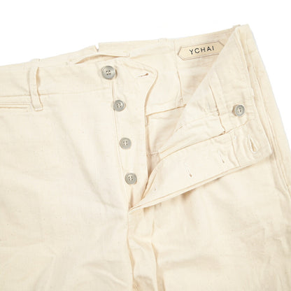 SUMMER SALE｜YCHAI コットン100% ノータックショーツ / TAPERED FIT