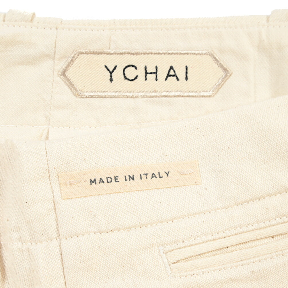 SUMMER SALE｜YCHAI コットン100% ノータックショーツ / TAPERED FIT