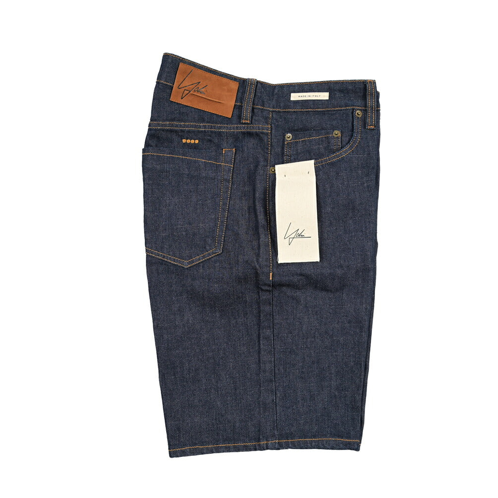 SUMMER SALE｜YCHAI ストレッチデニム ノータックショーツ / TAPERED FIT
