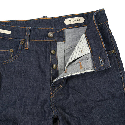SUMMER SALE｜YCHAI ストレッチデニム ノータックショーツ / TAPERED FIT