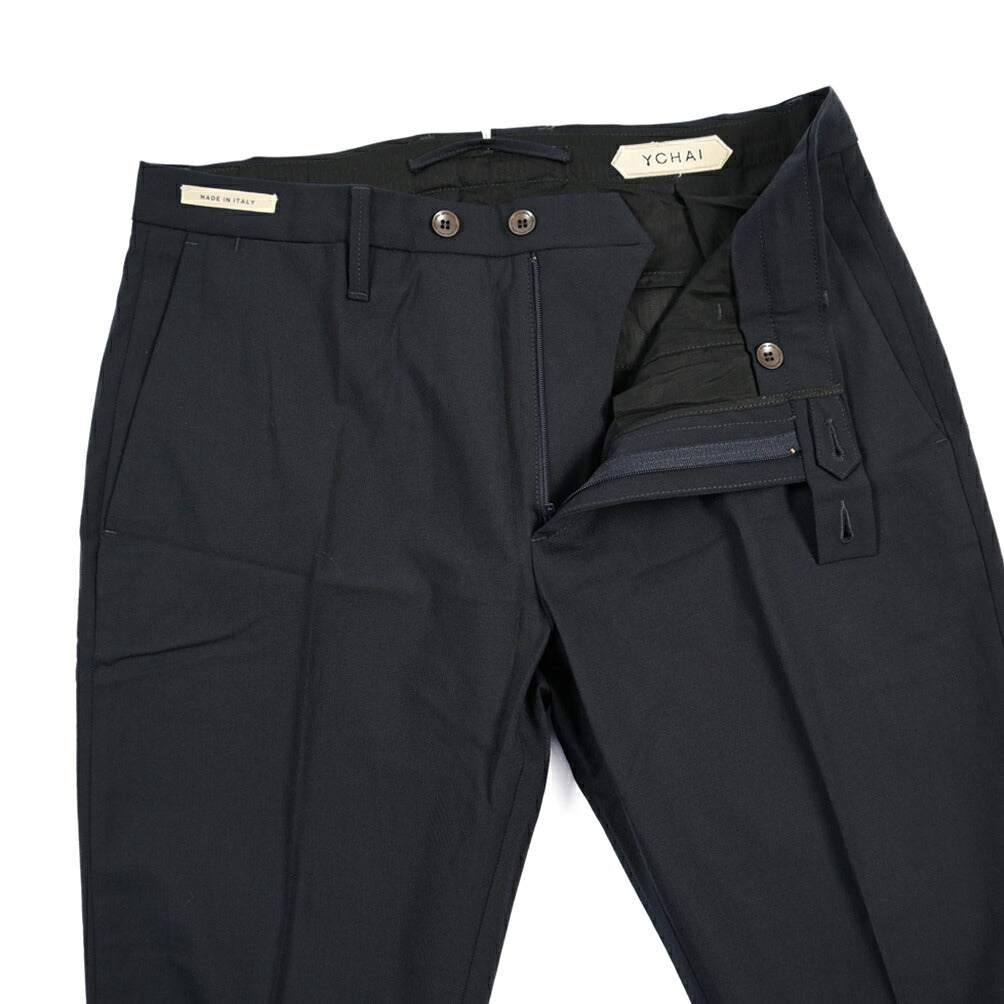 SUMMER SALE｜YCHAI “PANATELA” ストレッチウール ノータックスラックス / SKINNY FIT