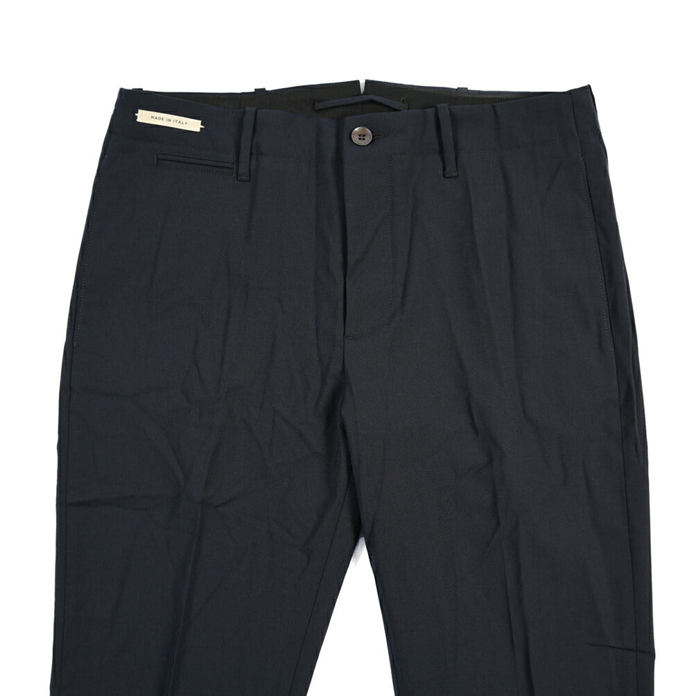 SUMMER SALE｜YCHAI “ROBUSTO” リネン混コットン ノータックパンツ / TAPERED FIT