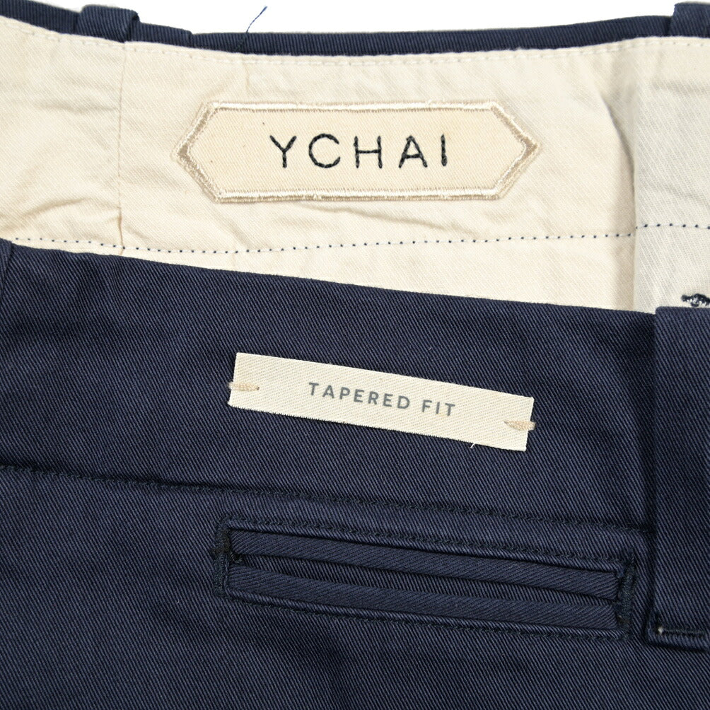 SUMMER SALE｜YCHAI “ROBUSTO” ストレッチコットン ノータックパンツ / TAPERED FIT
