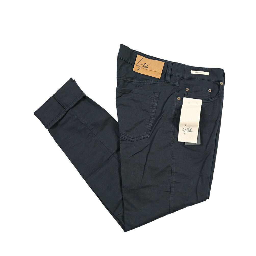 SUMMER SALE｜YCHAI “PANATELA” リネン混デニム 5ポケットカラージーンズ / SKINNY FIT