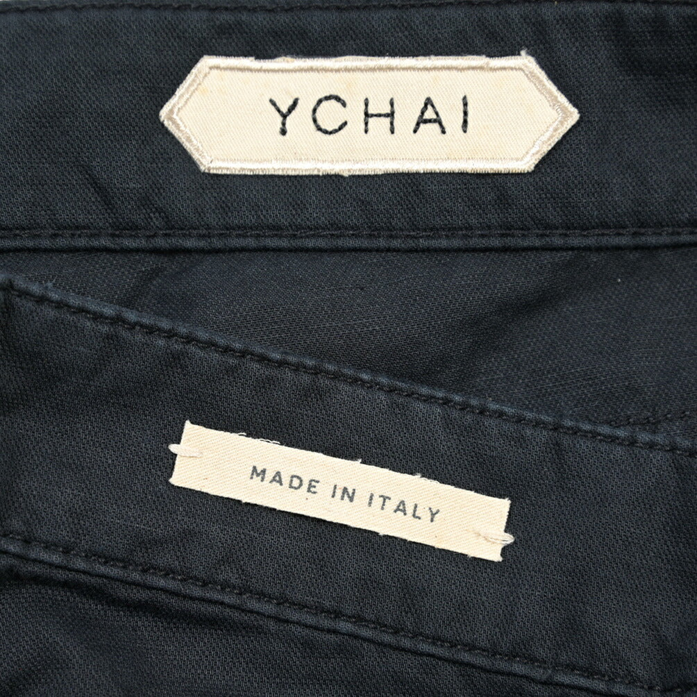 SUMMER SALE｜YCHAI “PANATELA” リネン混デニム 5ポケットカラージーンズ / SKINNY FIT