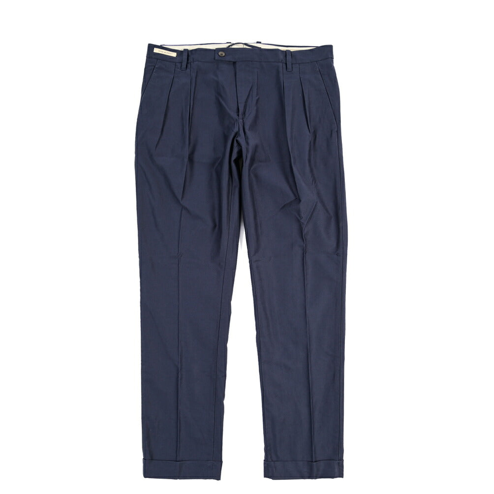 SUMMER SALE｜YCHAI “ROBUSTO” コットン100% ツータックパンツ / TAPERED FIT