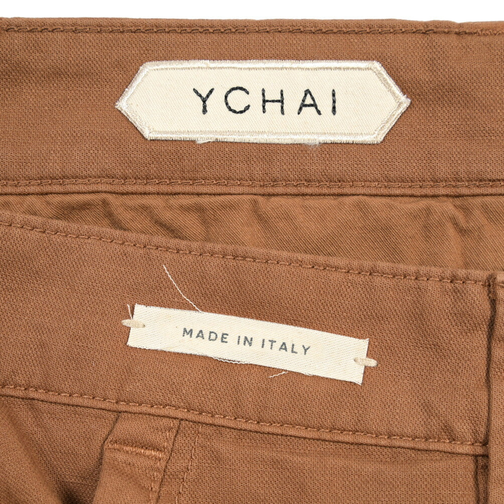 SUMMER SALE｜YCHAI “ROBUSTO” リネン混コットン ノータックカーゴパンツ / TAPERED FIT
