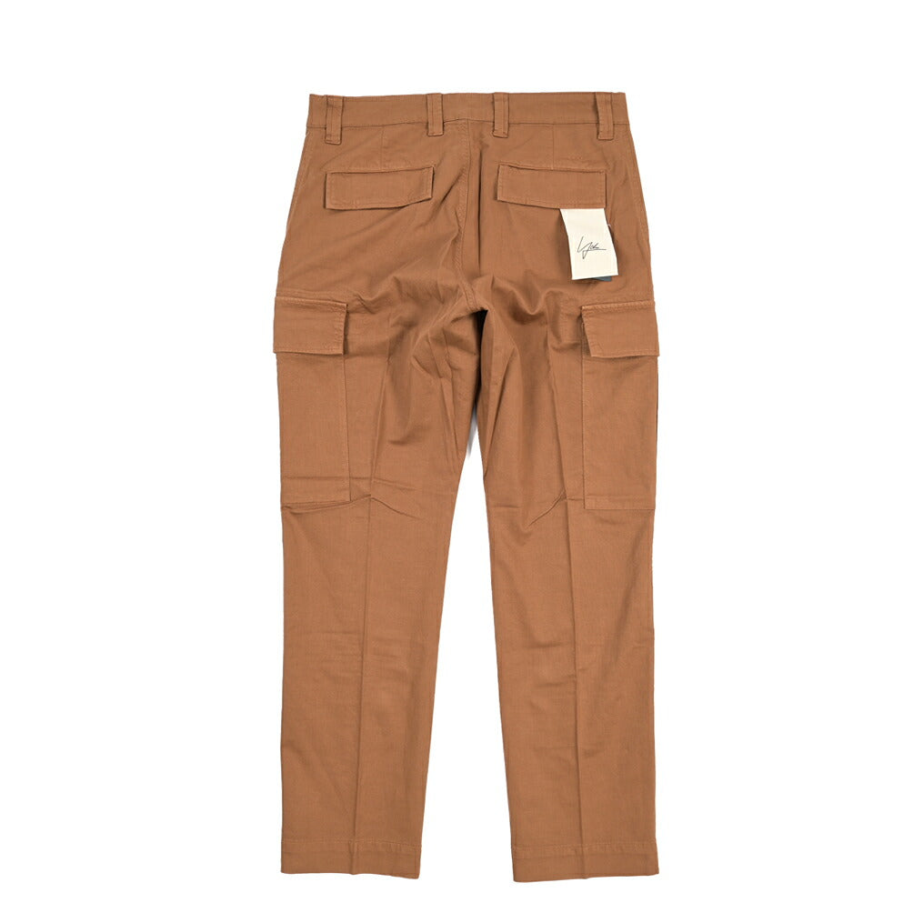 SUMMER SALE｜YCHAI “ROBUSTO” リネン混コットン ノータックカーゴパンツ / TAPERED FIT