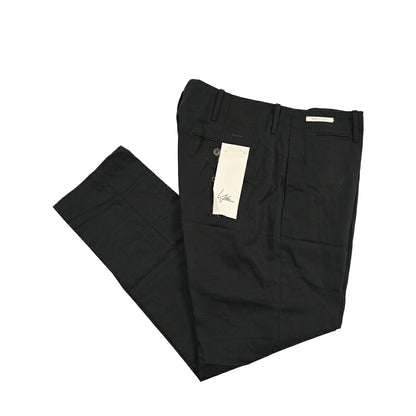 SUMMER SALE｜YCHAI “ROBUSTO” リネン混コットン ノータックパンツ / TAPERED FIT