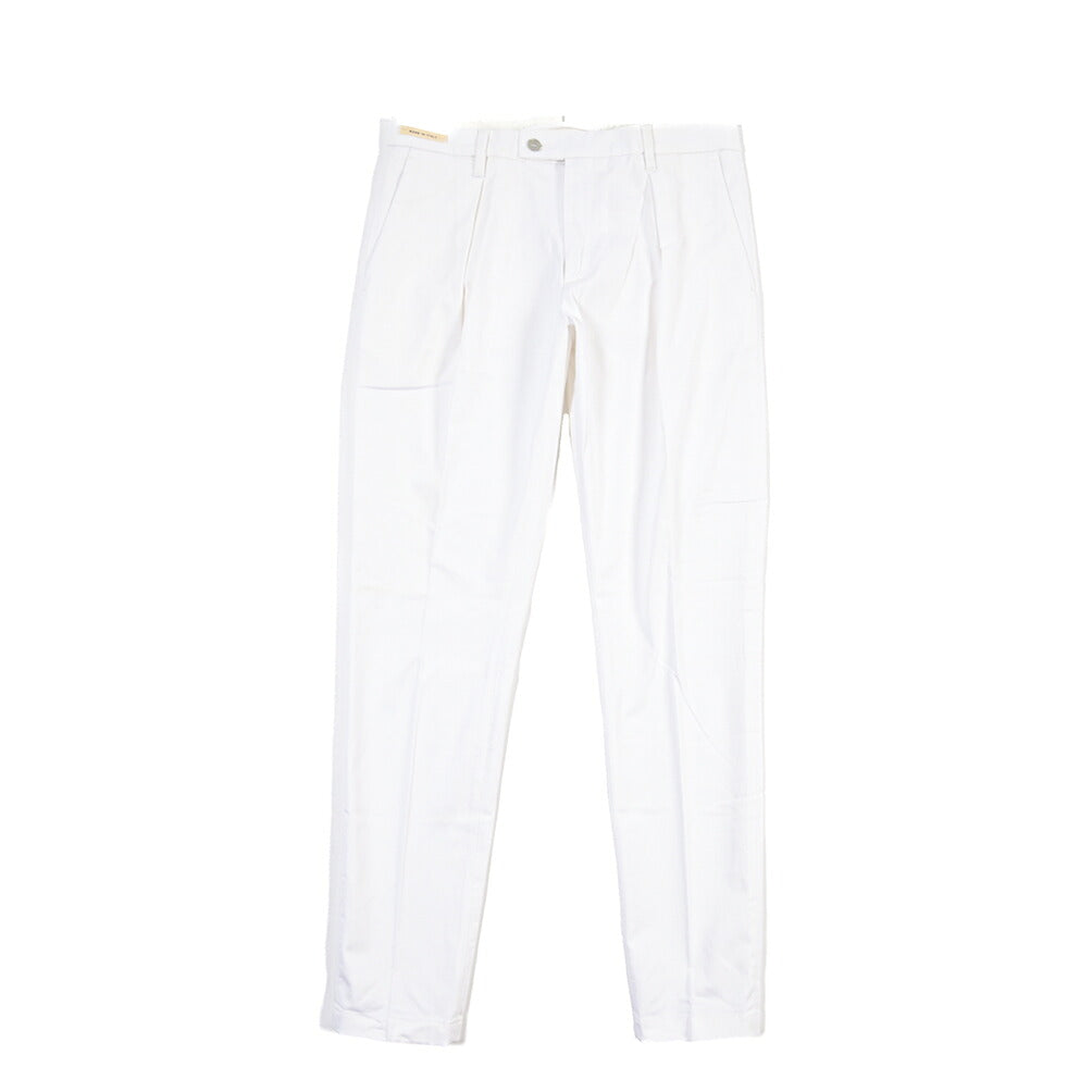 SUMMER SALE｜YCHAI “PANATELA” ストレッチコットン ワンタックチノパンツ / SKINNY FIT