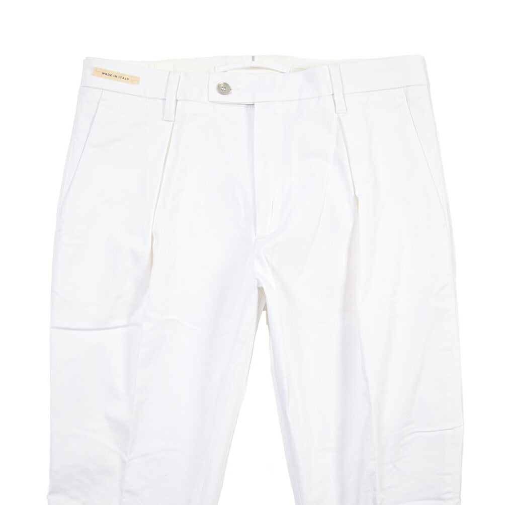 SUMMER SALE｜YCHAI “PANATELA” ストレッチコットン ワンタックチノパンツ / SKINNY FIT