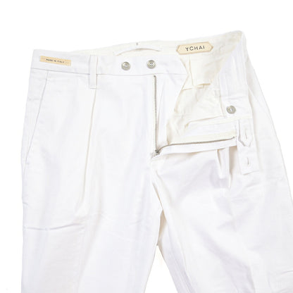 SUMMER SALE｜YCHAI “PANATELA” ストレッチコットン ワンタックチノパンツ / SKINNY FIT