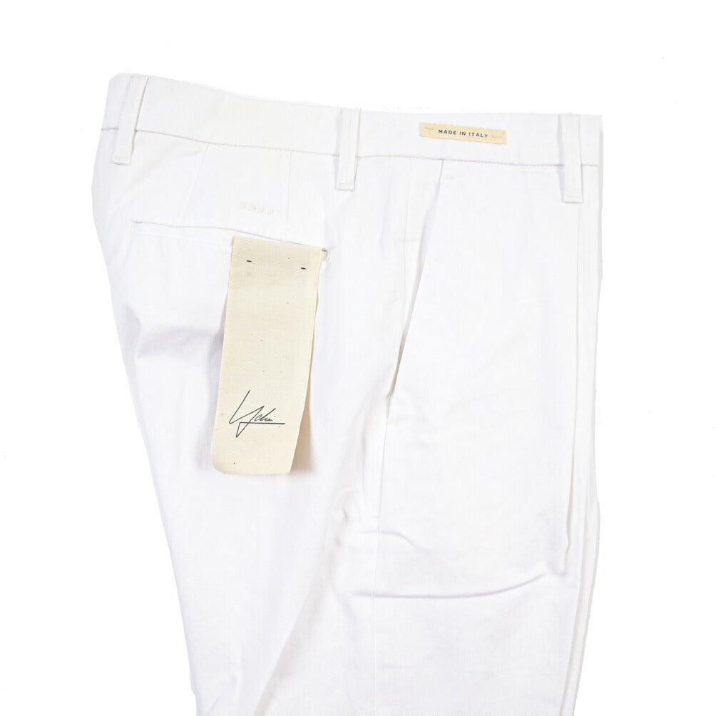 SUMMER SALE｜YCHAI “PANATELA” ストレッチコットン ワンタックチノパンツ / SKINNY FIT