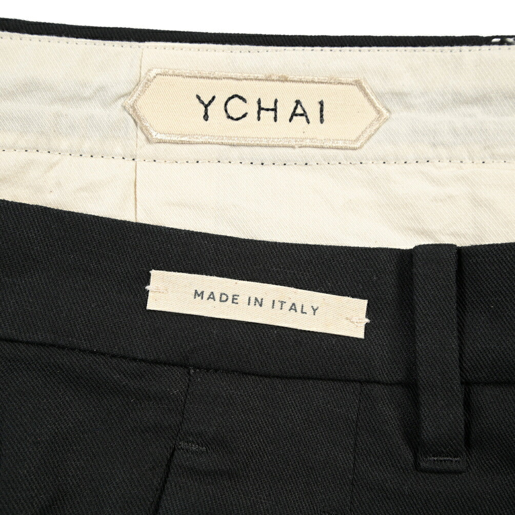 SUMMER SALE｜YCHAI “ROBUSTO” リネン混コットン ツータックパンツ / TAPERED FIT
