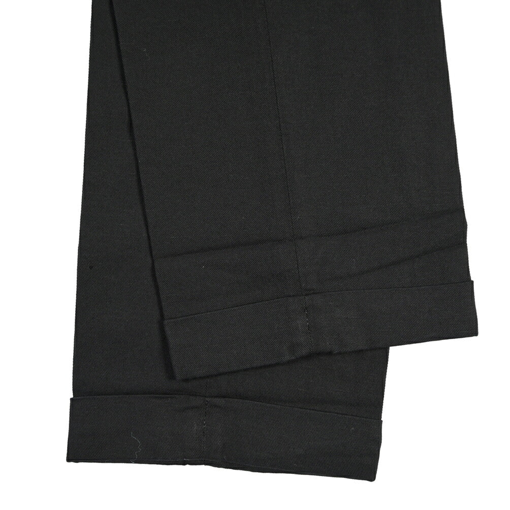 SUMMER SALE｜YCHAI “ROBUSTO” リネン混コットン ツータックパンツ / TAPERED FIT