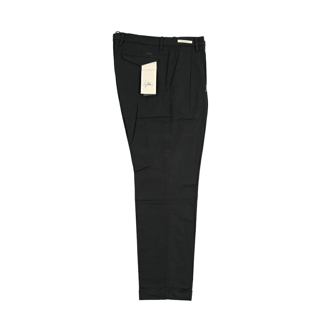 SUMMER SALE｜YCHAI “ROBUSTO” リネン混コットン ツータックパンツ / TAPERED FIT
