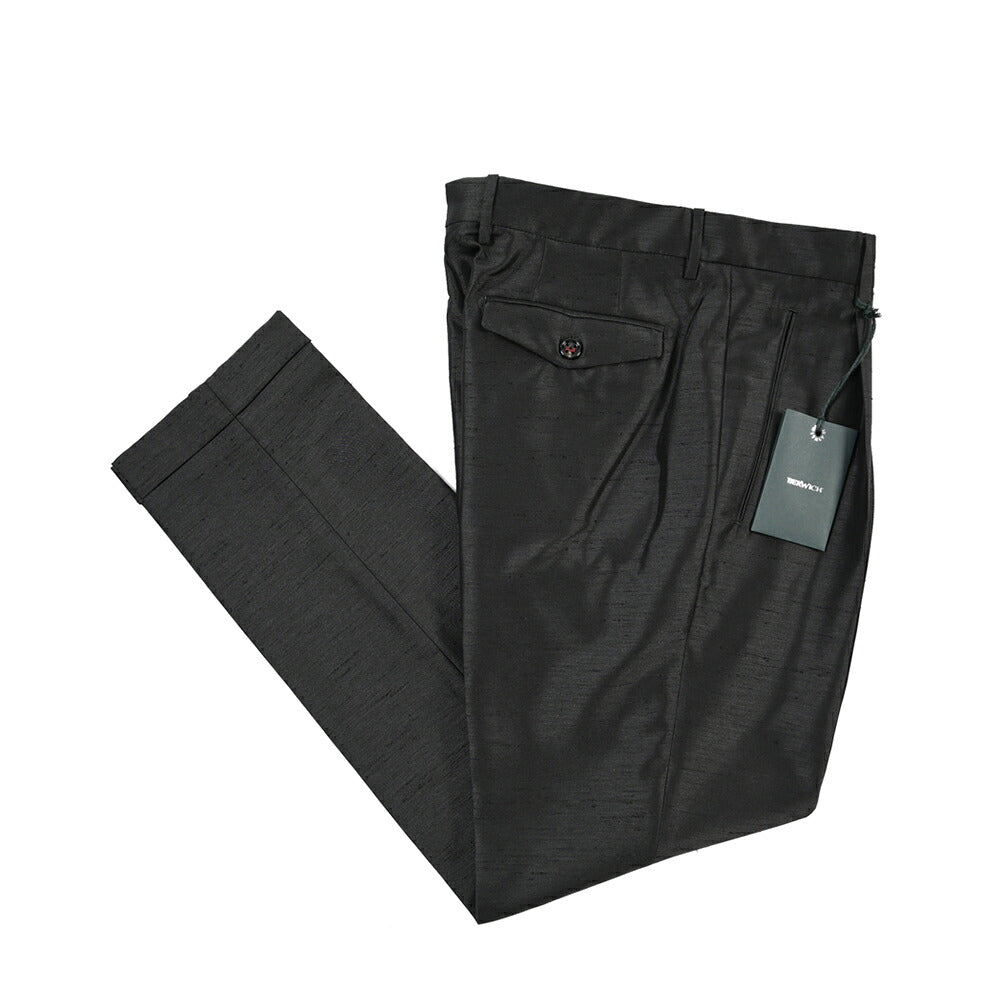 SUMMER SALE｜26SS BERWICH “RETRO THECA 1P” ポリエステル100% ワンタックスラックス