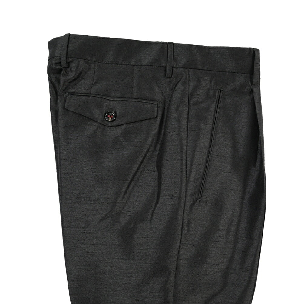 SUMMER SALE｜26SS BERWICH “RETRO THECA 1P” ポリエステル100% ワンタックスラックス