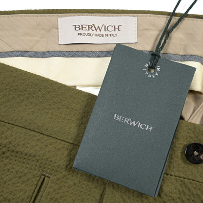 SUMMER SALE｜26SS BERWICH “RETRO THECA 1P” ストレッチコットン シアサッカーパンツ