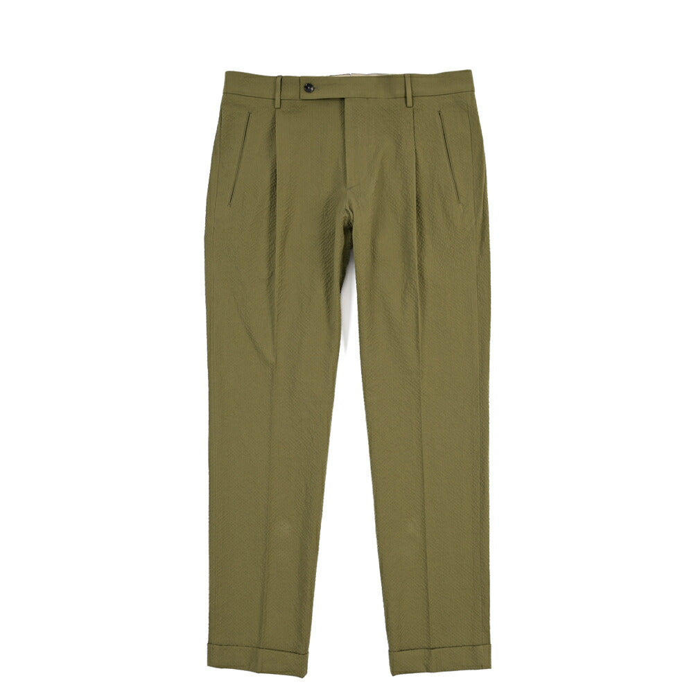 SUMMER SALE｜26SS BERWICH “RETRO THECA 1P” ストレッチコットン シアサッカーパンツ