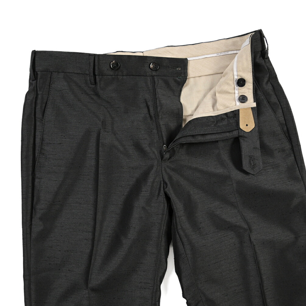 SUMMER SALE｜26SS BERWICH “MORELLO” ポリエステル100% ノータックパンツ