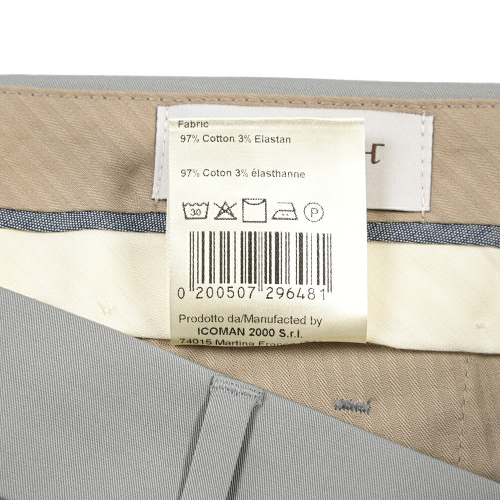 SUMMER SALE｜26SS BERWICH “RETRO THECA 1P” ストレッチコットン ワンタックチノパンツ