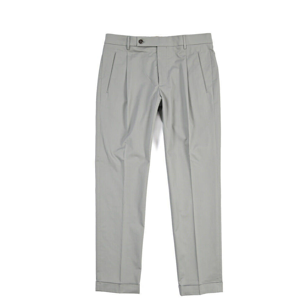 SUMMER SALE｜26SS BERWICH “RETRO THECA 1P” ストレッチコットン ワンタックチノパンツ