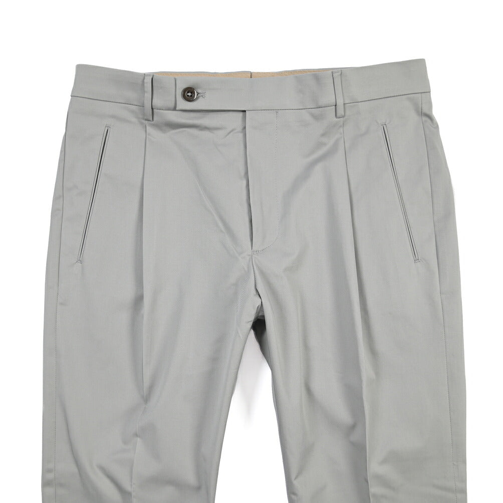 SUMMER SALE｜26SS BERWICH “RETRO THECA 1P” ストレッチコットン ワンタックチノパンツ