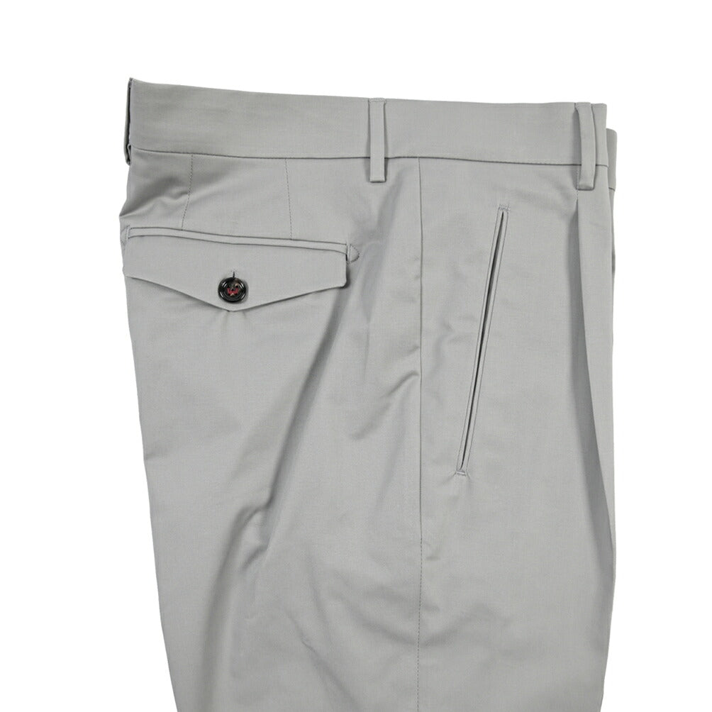 SUMMER SALE｜26SS BERWICH “RETRO THECA 1P” ストレッチコットン ワンタックチノパンツ