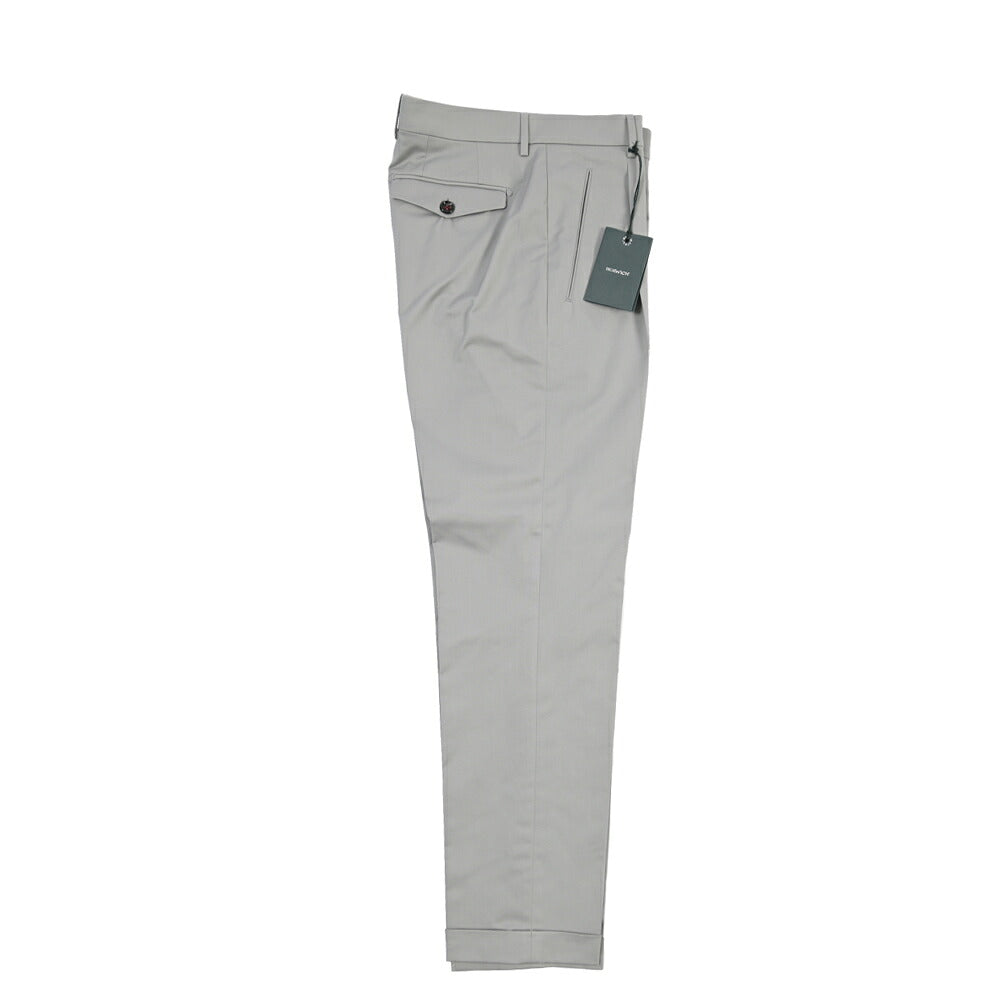 SUMMER SALE｜26SS BERWICH “RETRO THECA 1P” ストレッチコットン ワンタックチノパンツ