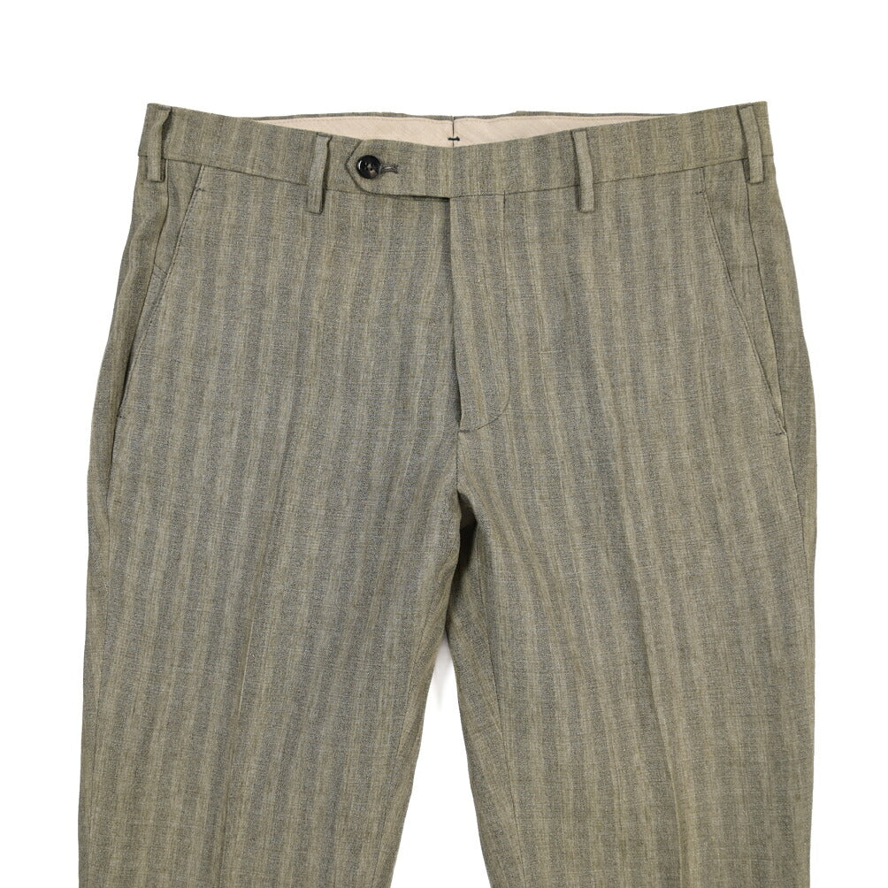 SUMMER SALE｜26SS BERWICH “MORELLO” リネン混 ノータックスリムパンツ