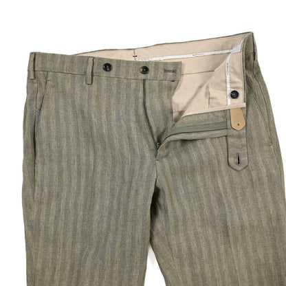 SUMMER SALE｜26SS BERWICH “MORELLO” リネン混 ノータックスリムパンツ