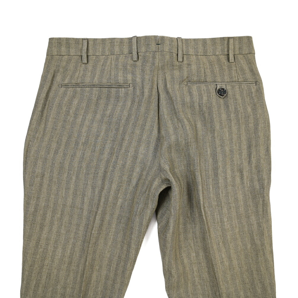 SUMMER SALE｜26SS BERWICH “MORELLO” リネン混 ノータックスリムパンツ