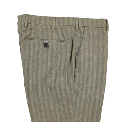 SUMMER SALE｜26SS BERWICH “MORELLO” リネン混 ノータックスリムパンツ