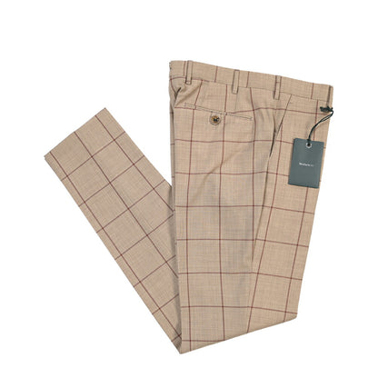 SUMMER SALE｜26SS BERWICH “MORELLO” ヴァージンウール100% ノータックスリムスラックス