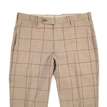 SUMMER SALE｜26SS BERWICH “MORELLO” ヴァージンウール100% ノータックスリムスラックス