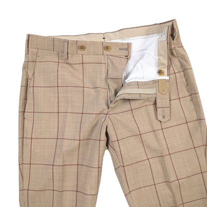 SUMMER SALE｜26SS BERWICH “MORELLO” ヴァージンウール100% ノータックスリムスラックス