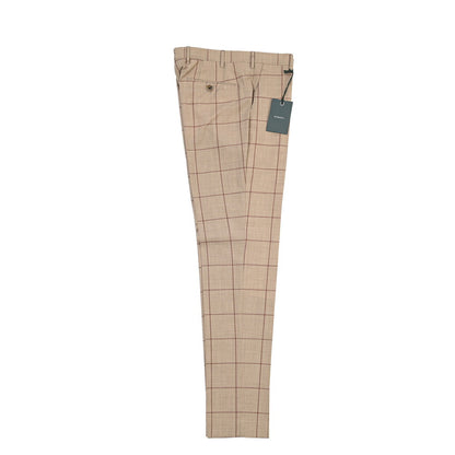 SUMMER SALE｜26SS BERWICH “MORELLO” ヴァージンウール100% ノータックスリムスラックス