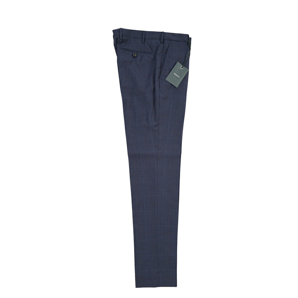 SUMMER SALE｜26SS BERWICH “MORELLO” ヴァージンウール100% ノータックスリムスラックス
