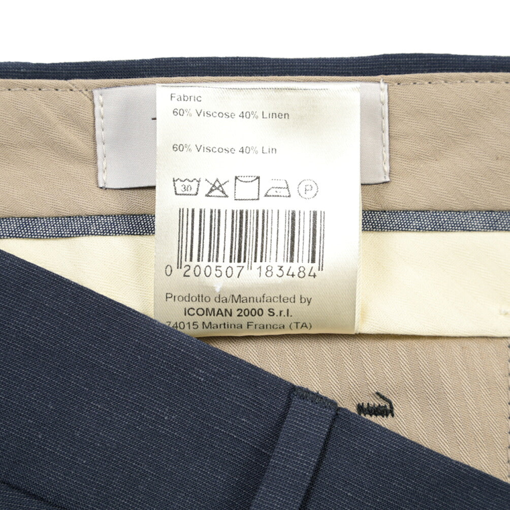SUMMER SALE｜26SS BERWICH “RETRO THECA 1P” リネン混 ワンタックスラックス