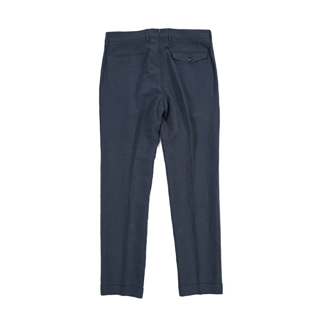 SUMMER SALE｜26SS BERWICH “RETRO THECA 1P” リネン混 ワンタックスラックス