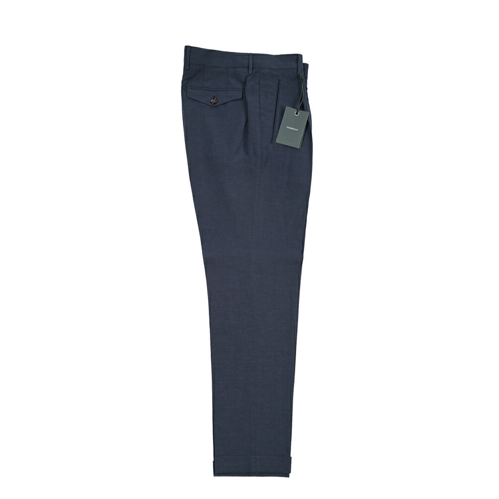 SUMMER SALE｜26SS BERWICH “RETRO THECA 1P” リネン混 ワンタックスラックス
