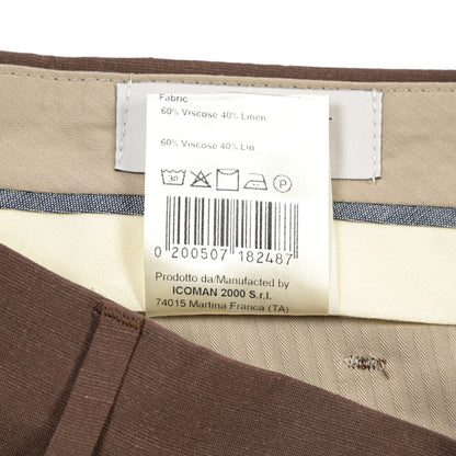 SUMMER SALE｜26SS BERWICH “RETRO THECA 1P” リネン混 ワンタックスラックス