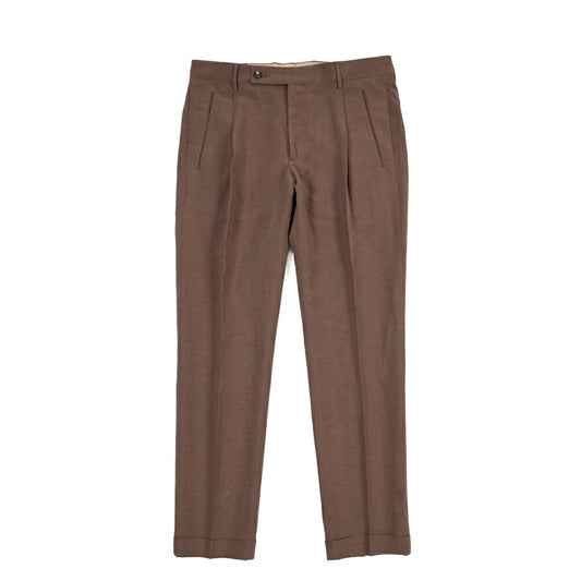 SUMMER SALE｜26SS BERWICH “RETRO THECA 1P” リネン混 ワンタックスラックス