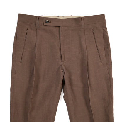 SUMMER SALE｜26SS BERWICH “RETRO THECA 1P” リネン混 ワンタックスラックス